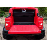 Elektrické autíčko Jeep HL 1668 4x4 - nelakované - červené